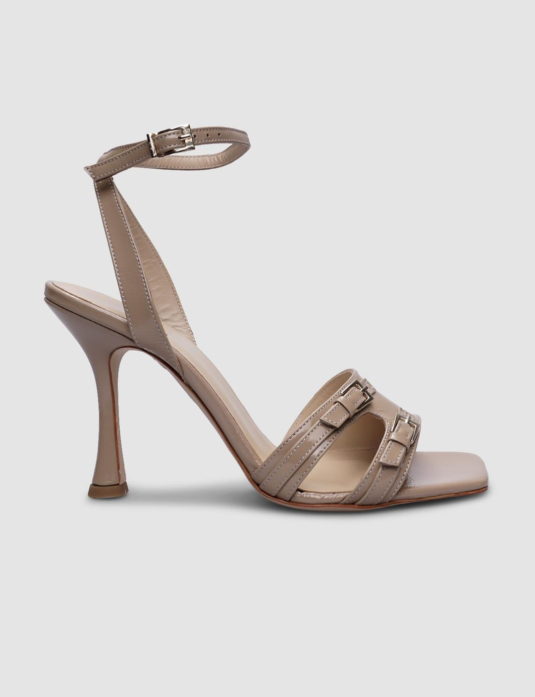 %100 Hakiki Deri Bej Kadın Ayakkabı