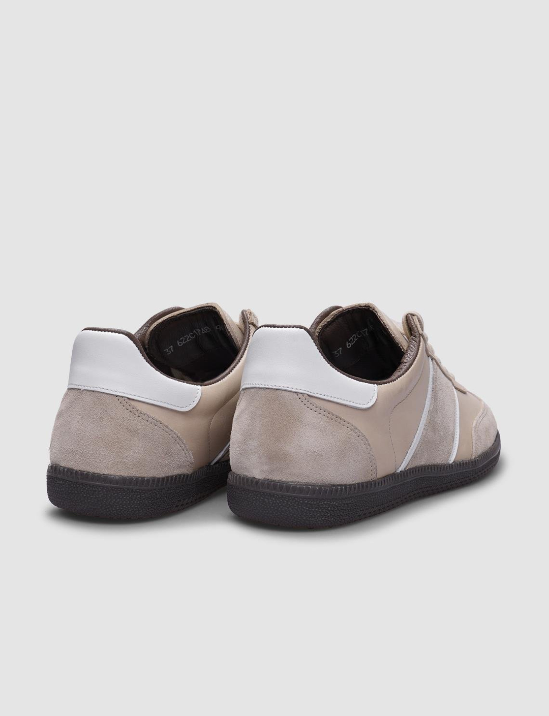 %100 Hakiki Deri Bej Kadın Ayakkabı