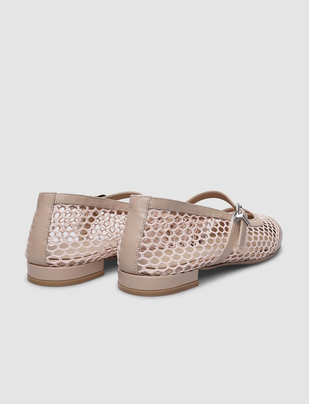 %100 Hakiki Deri Bej Kadın Babet