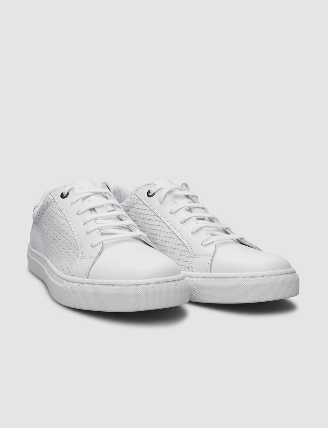 %100 Hakiki Deri Beyaz Erkek Ayakkabı