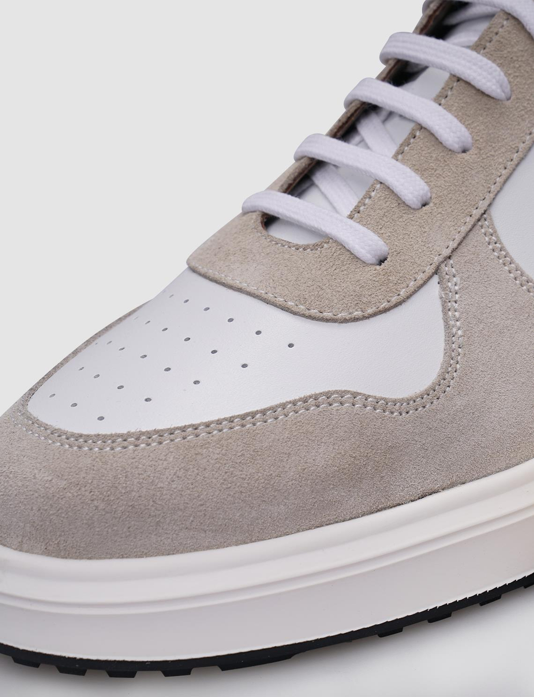 %100 Hakiki Deri Beyaz Erkek Ayakkabı