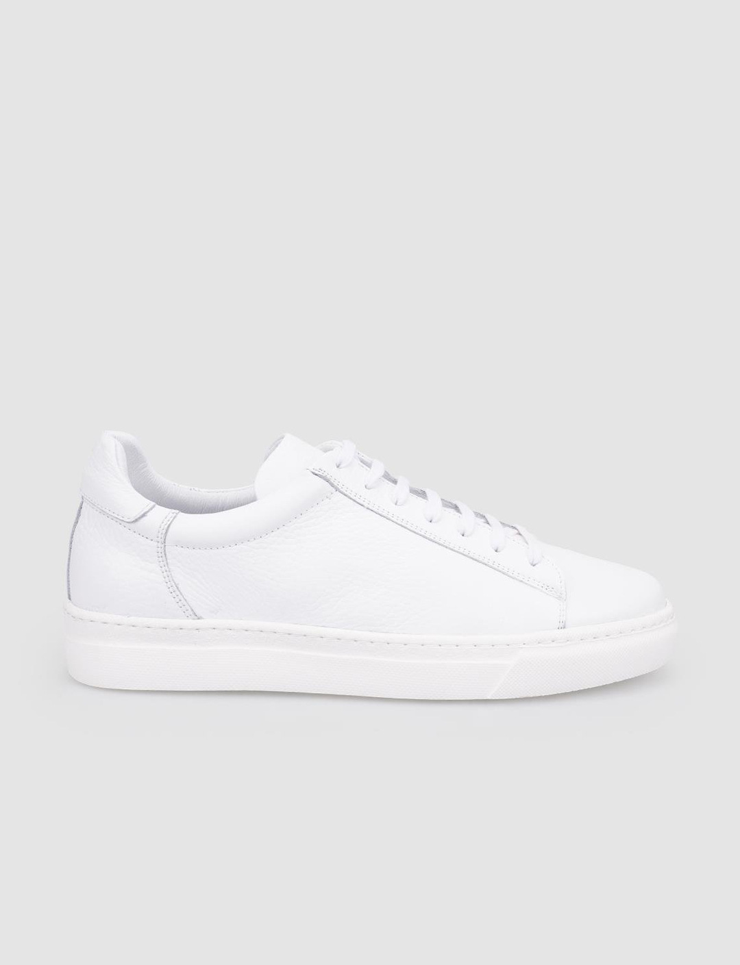 %100 Hakiki Deri Beyaz Erkek Ayakkabı