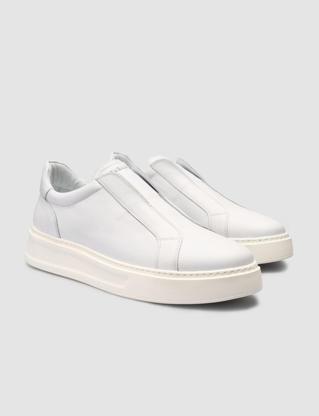 %100 Hakiki Deri Beyaz Erkek Ayakkabı