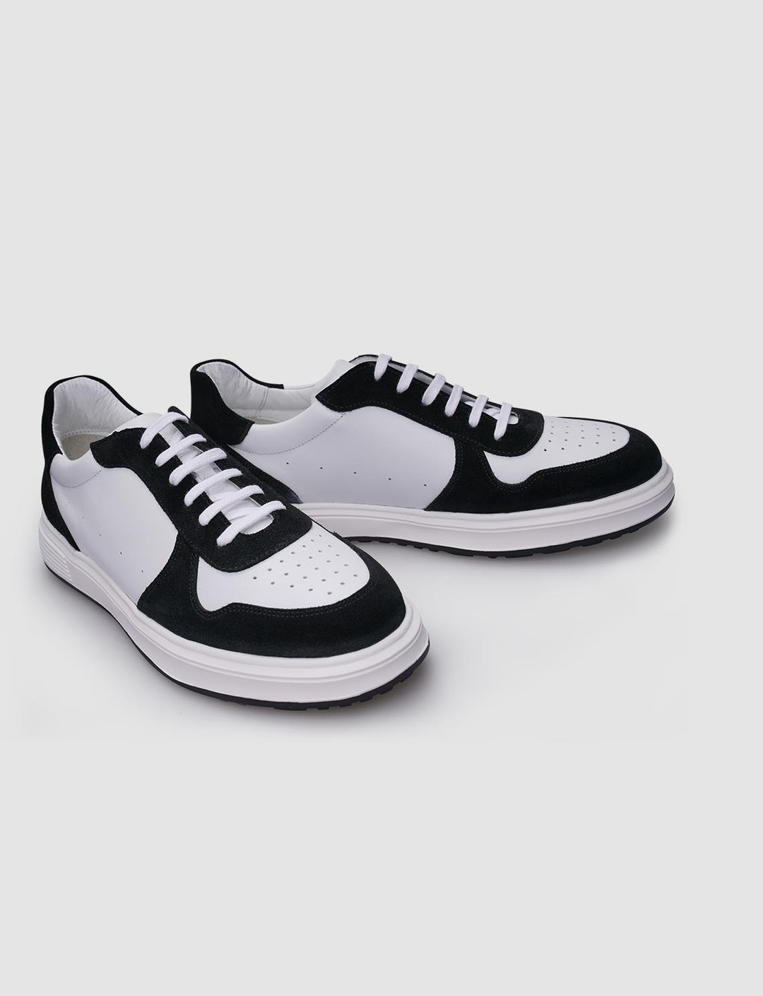 %100 Hakiki Deri Beyaz Erkek Ayakkabı