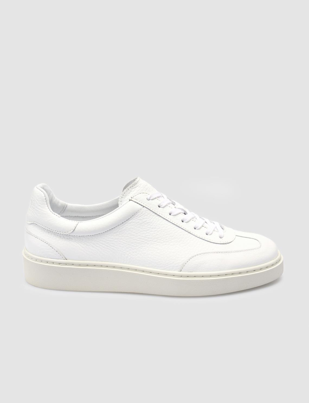 %100 Hakiki Deri Beyaz Erkek Ayakkabı