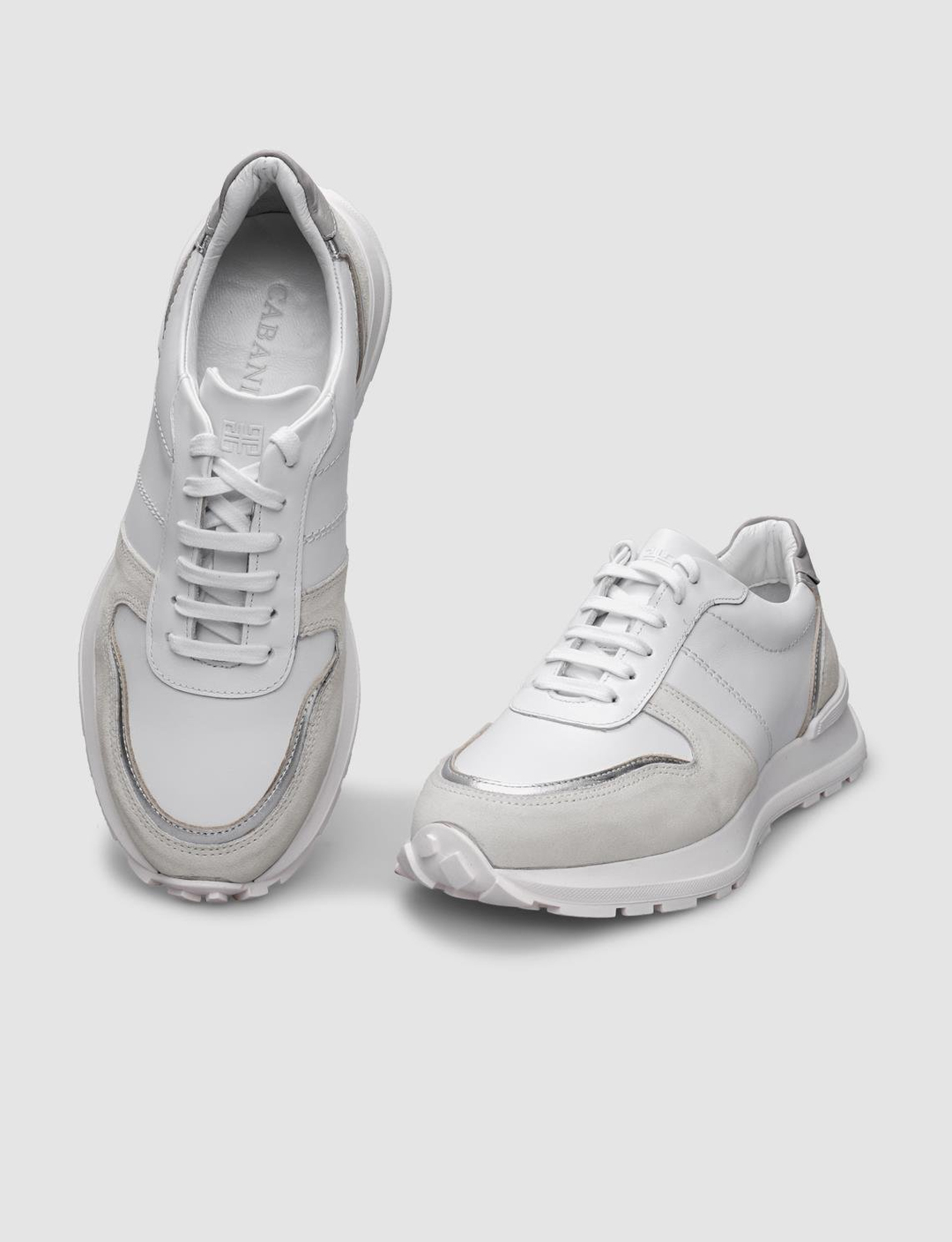 %100 Hakiki Deri Beyaz Kadın Ayakkabı