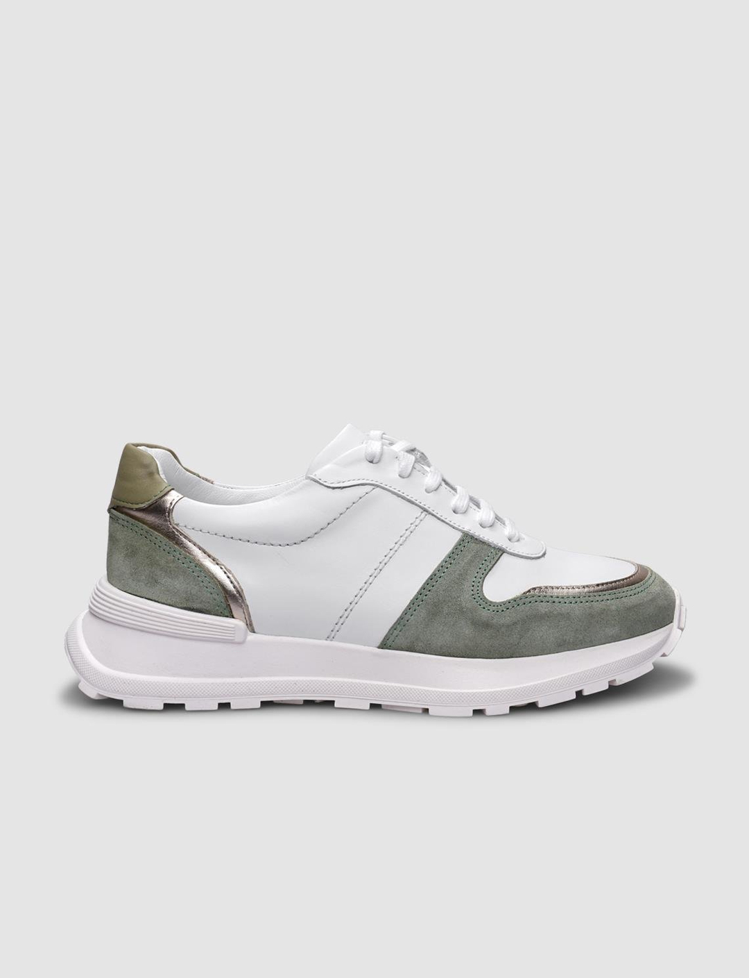 %100 Hakiki Deri Beyaz Kadın Ayakkabı