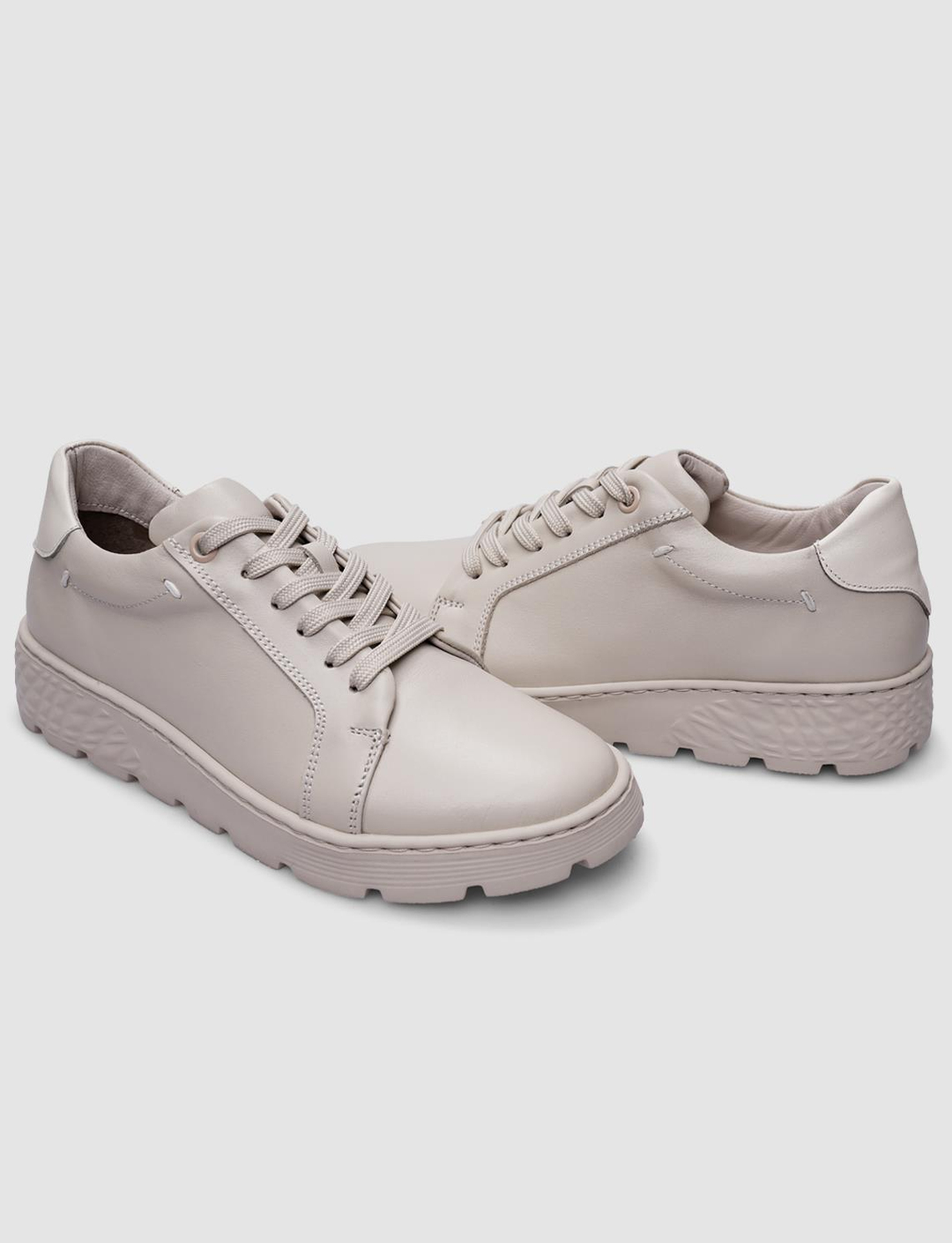 %100 Hakiki Deri Beyaz Kadın Ayakkabı