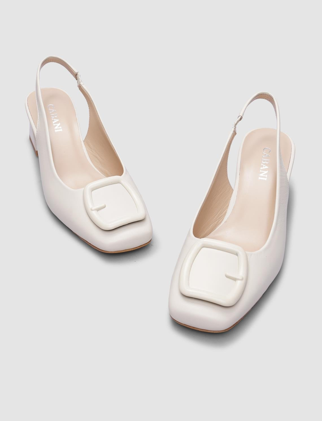 %100 Hakiki Deri Beyaz Kadın Ayakkabı