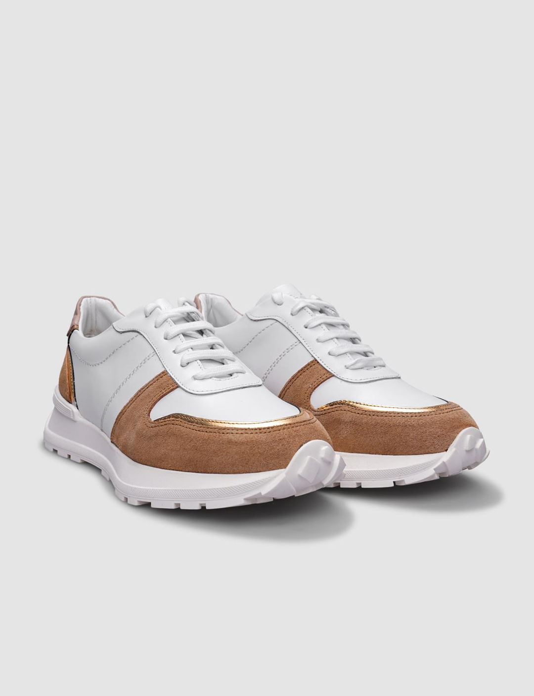 %100 Hakiki Deri Beyaz Kadın Ayakkabı