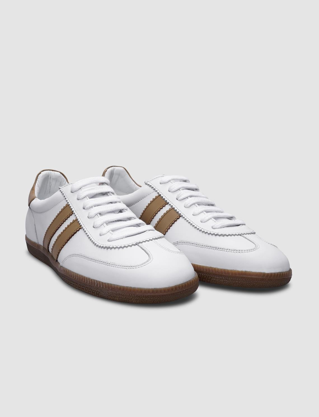 %100 Hakiki Deri Beyaz Kadın Ayakkabı