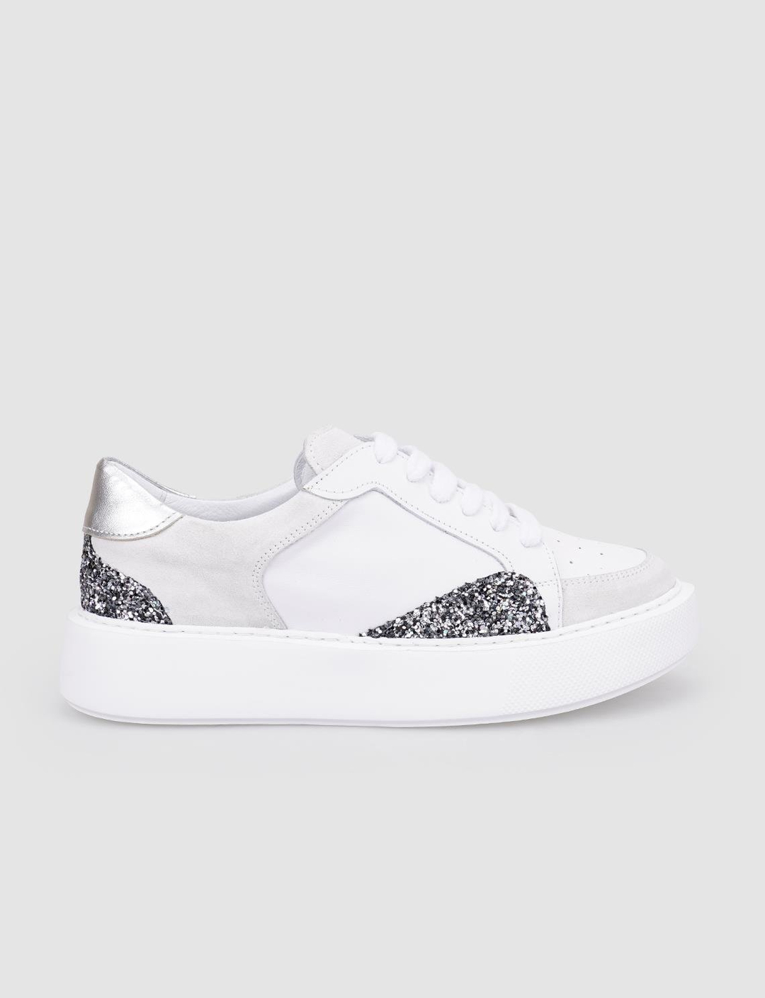 %100 Hakiki Deri Beyaz Kadın Ayakkabı