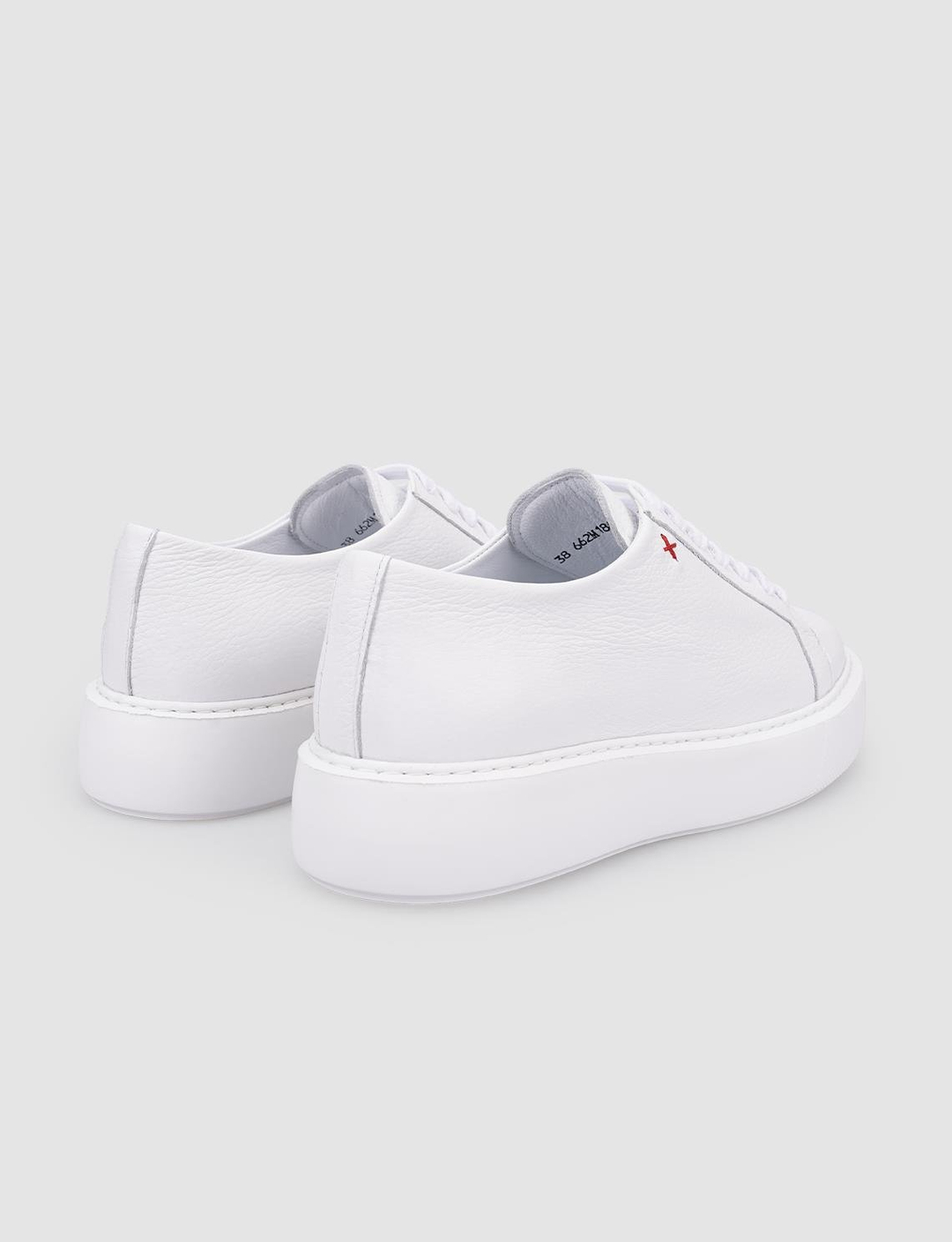 %100 Hakiki Deri Beyaz Kadın Ayakkabı