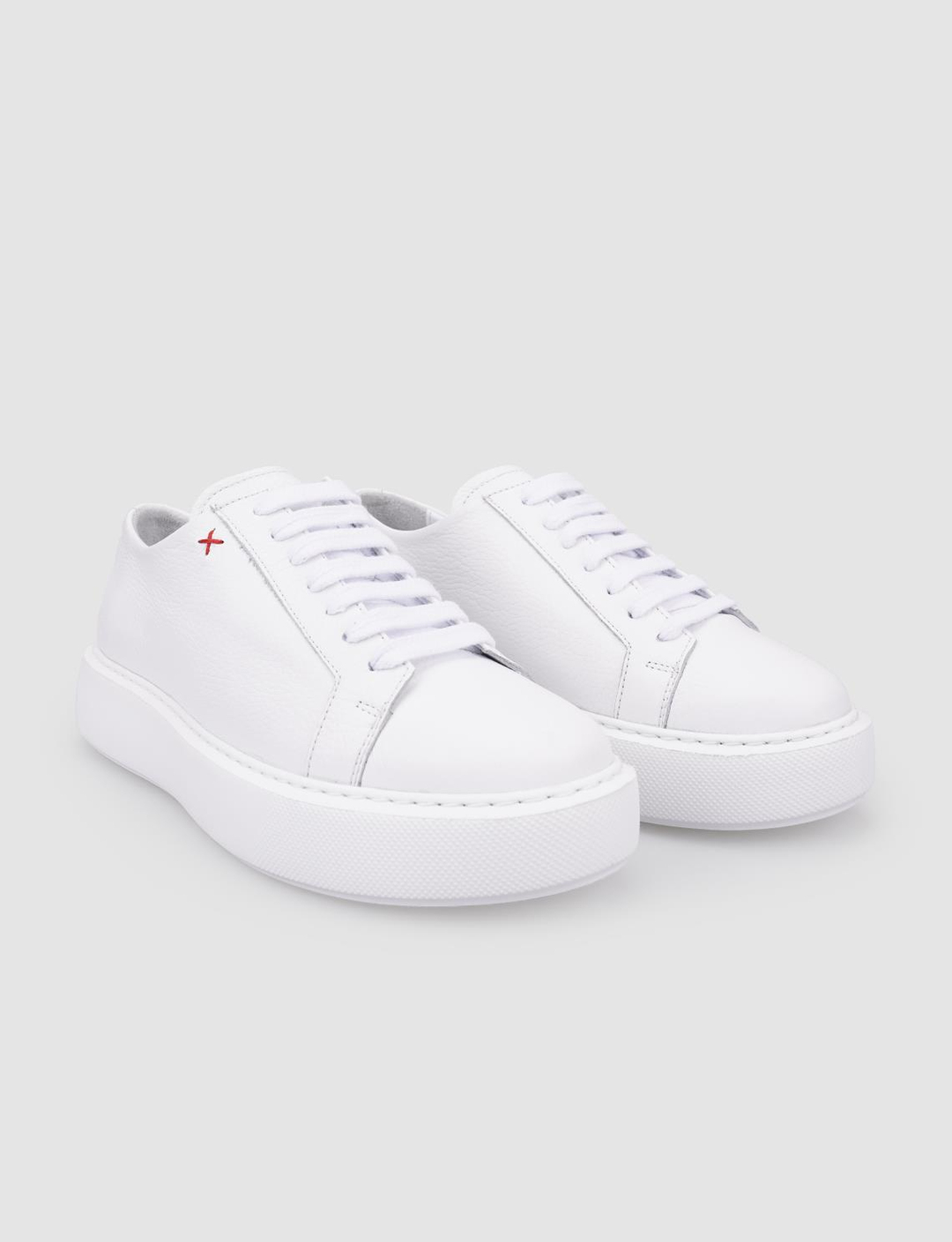 %100 Hakiki Deri Beyaz Kadın Ayakkabı