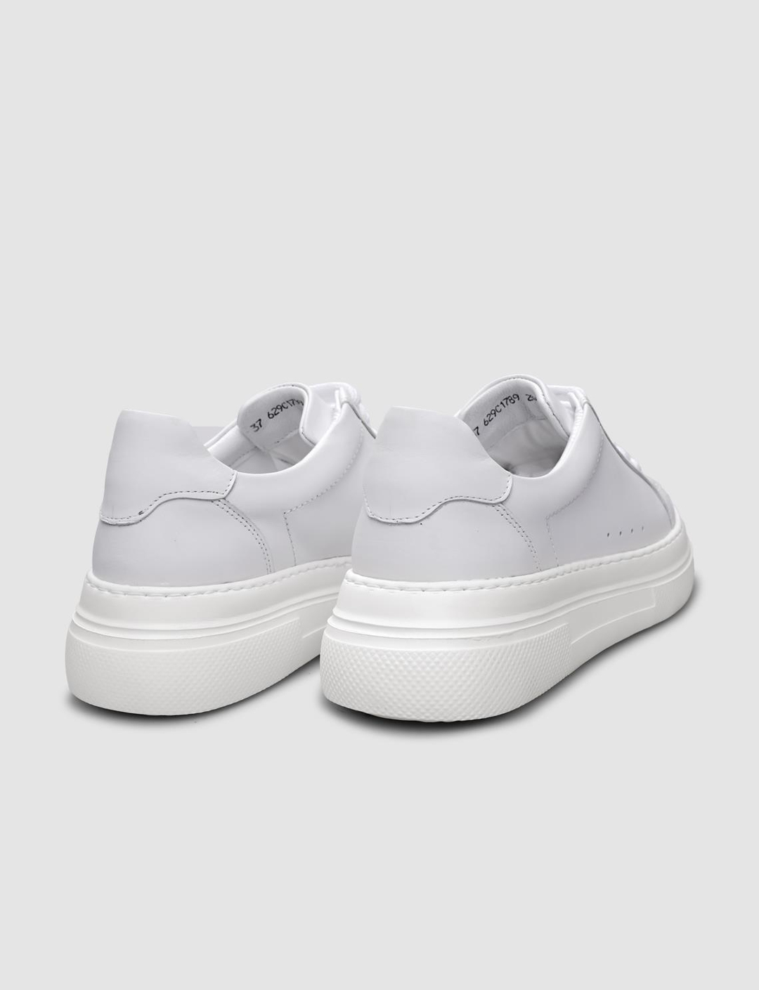 %100 Hakiki Deri Beyaz Kadın Ayakkabı