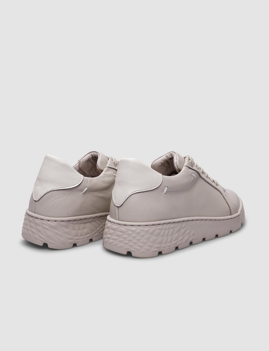 %100 Hakiki Deri Beyaz Kadın Ayakkabı