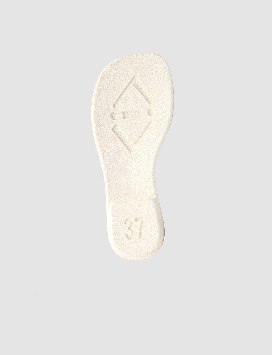 %100 Hakiki Deri Beyaz Kadın Terlik