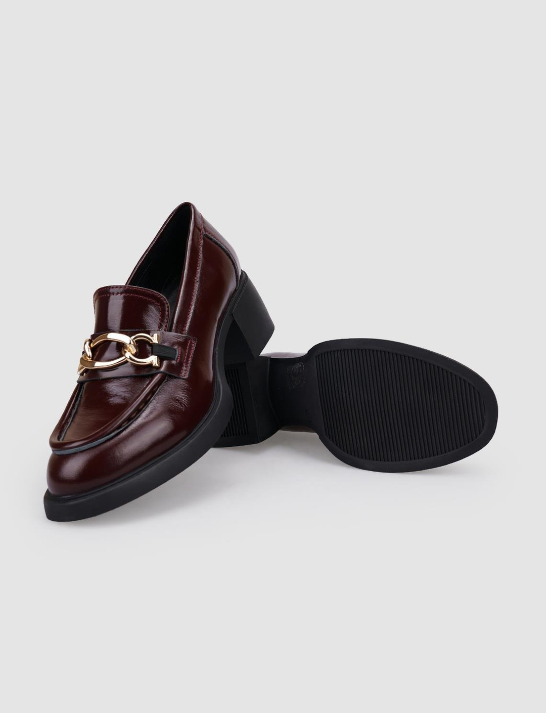 %100 Hakiki Deri Bordo Kadın Ayakkabı