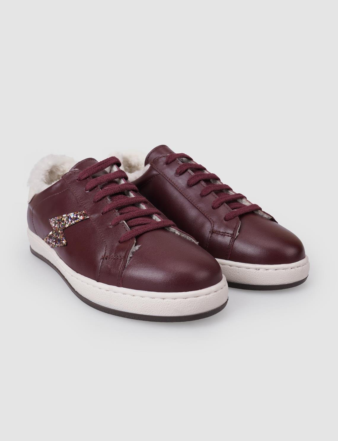 %100 Hakiki Deri Bordo Kadın Ayakkabı