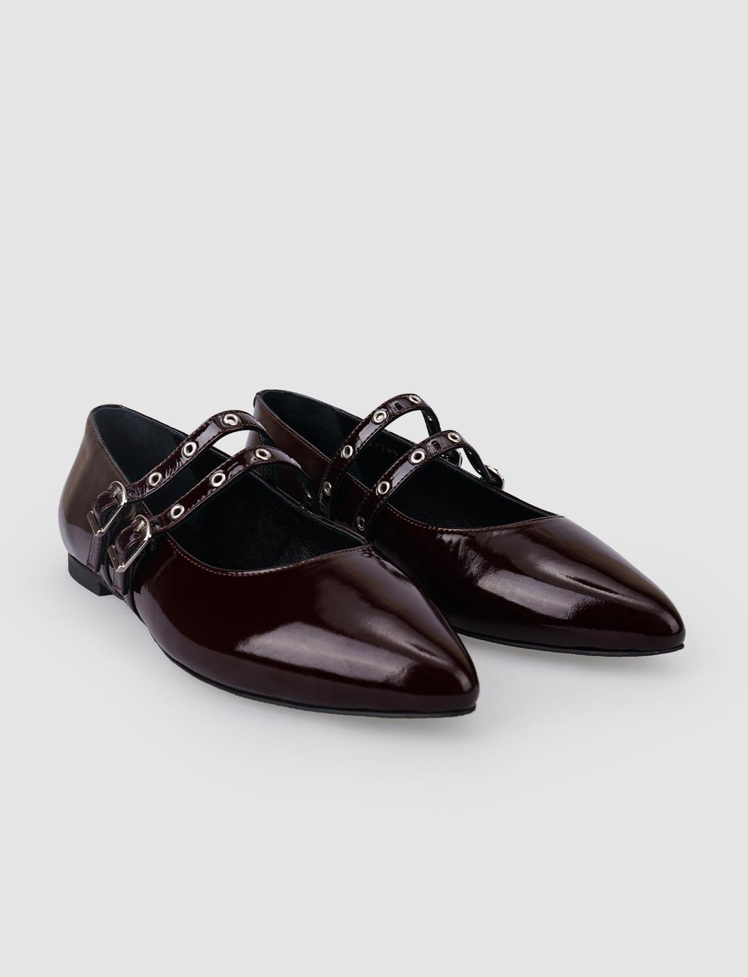 %100 Hakiki Deri Bordo Kadın Ayakkabı