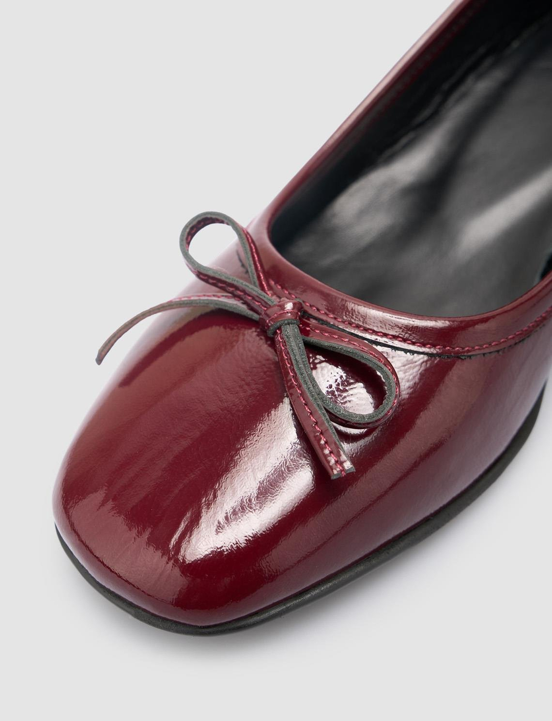 %100 Hakiki Deri Bordo Kadın Ayakkabı