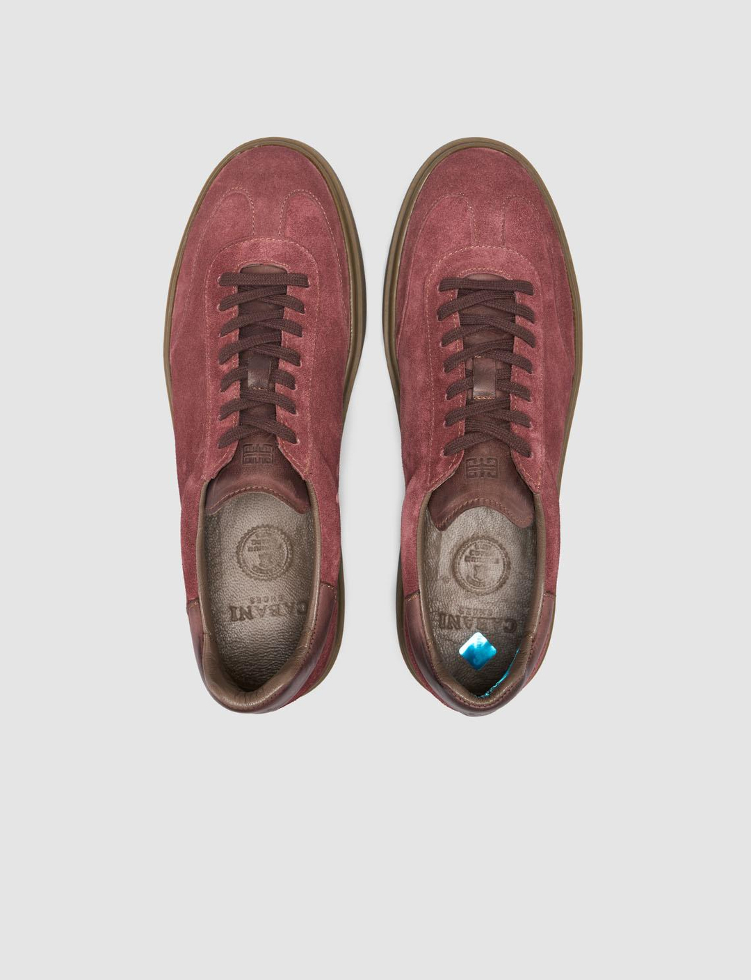 %100 Hakiki Deri Bordo Süet Erkek Spor Ayakkabı