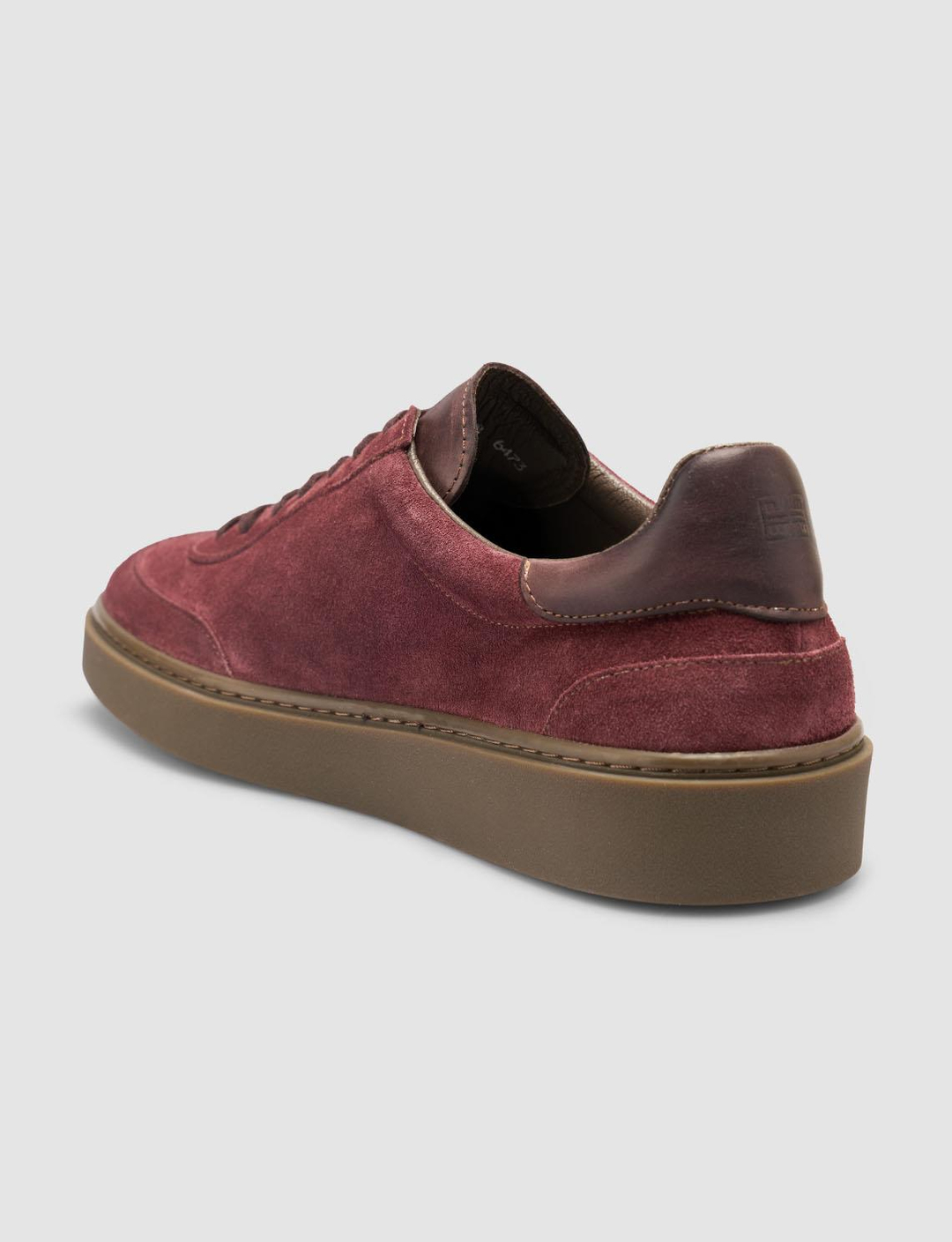 %100 Hakiki Deri Bordo Süet Erkek Spor Ayakkabı