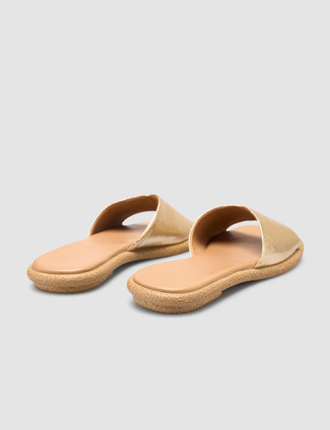 %100 Hakiki Deri Gold Kadın Terlik