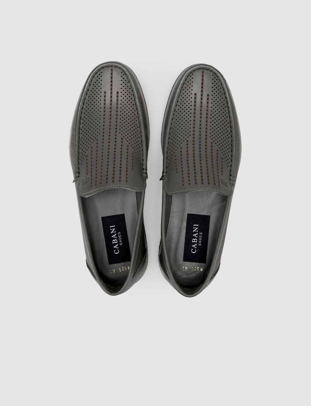 %100 Hakiki Deri Gri Erkek Ayakkabı