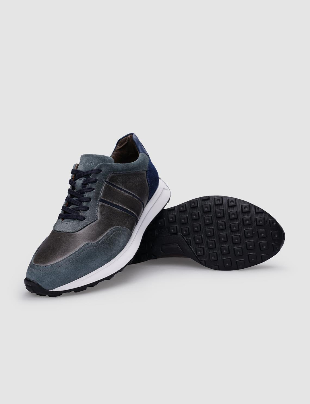 %100 Hakiki Deri Gri Erkek Ayakkabı
