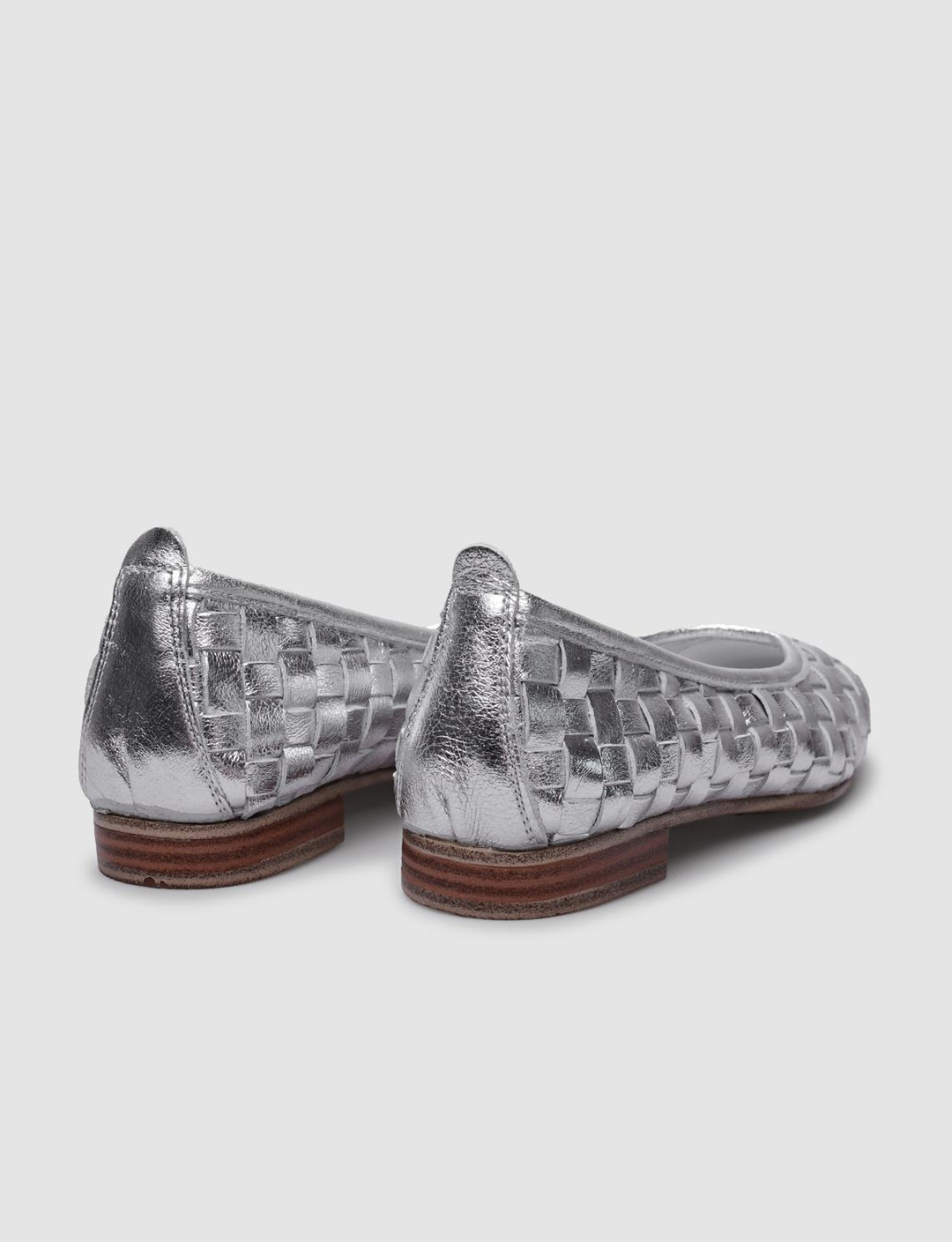 %100 Hakiki Deri Gri Kadın Ayakkabı