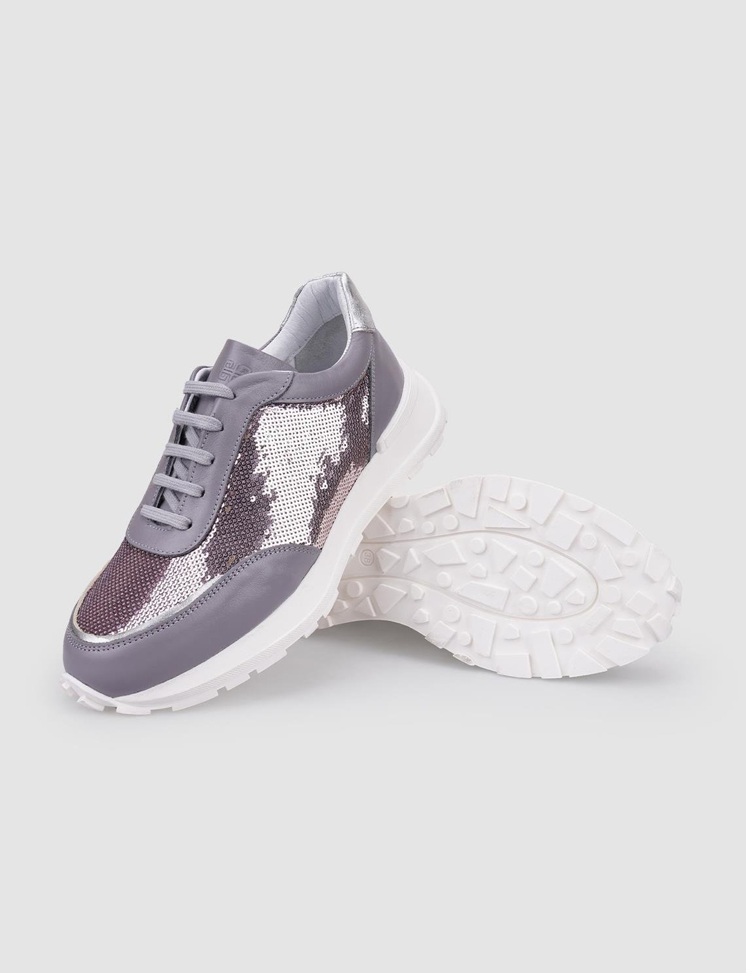 %100 Hakiki Deri Gri Kadın Ayakkabı