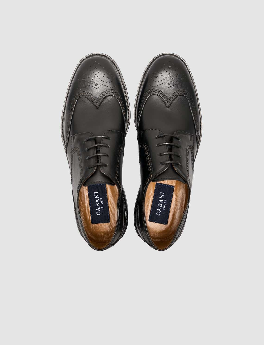 100% Genuine Leather Embroidered Black Men's Classic Shoes