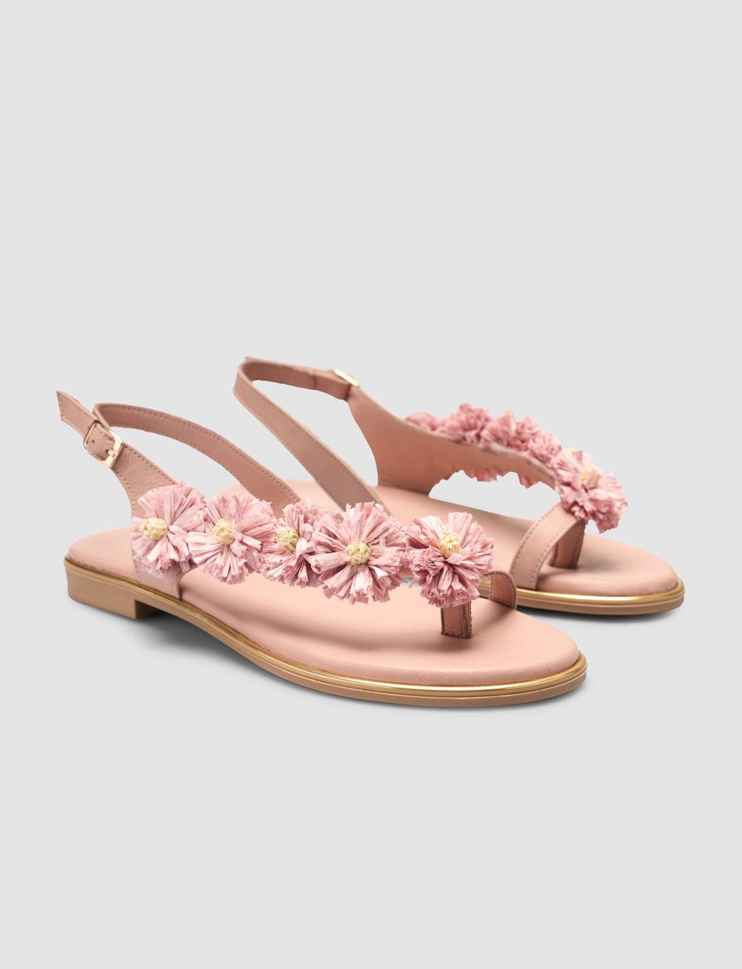 %100 Hakiki Deri  Kadın Sandalet