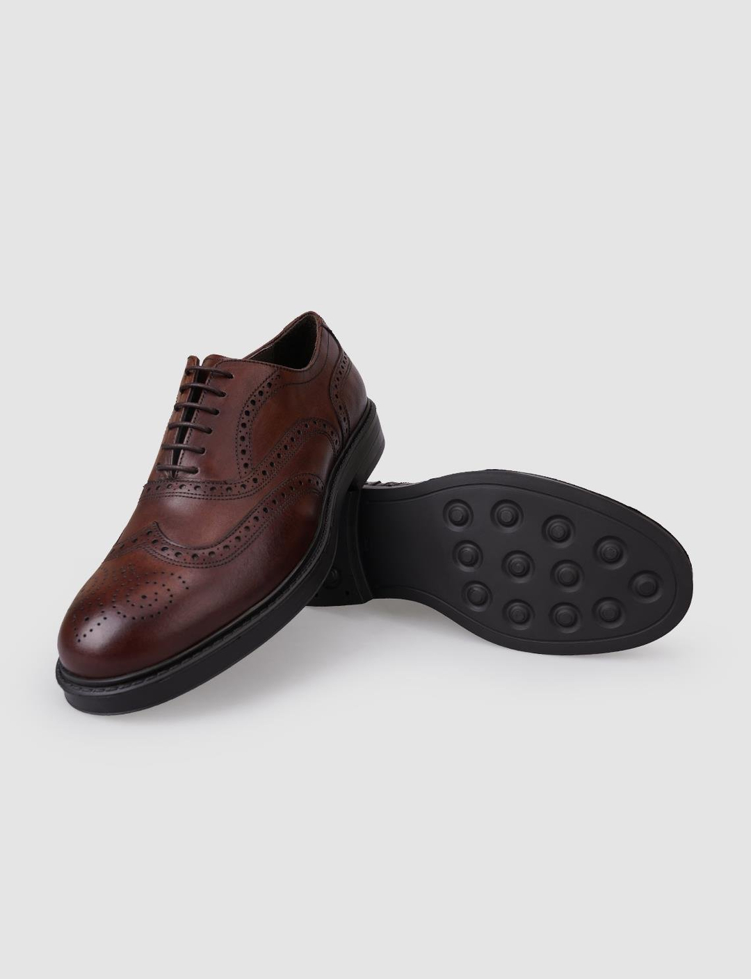 %100 Hakiki Deri Kahverengi Erkek Ayakkabı