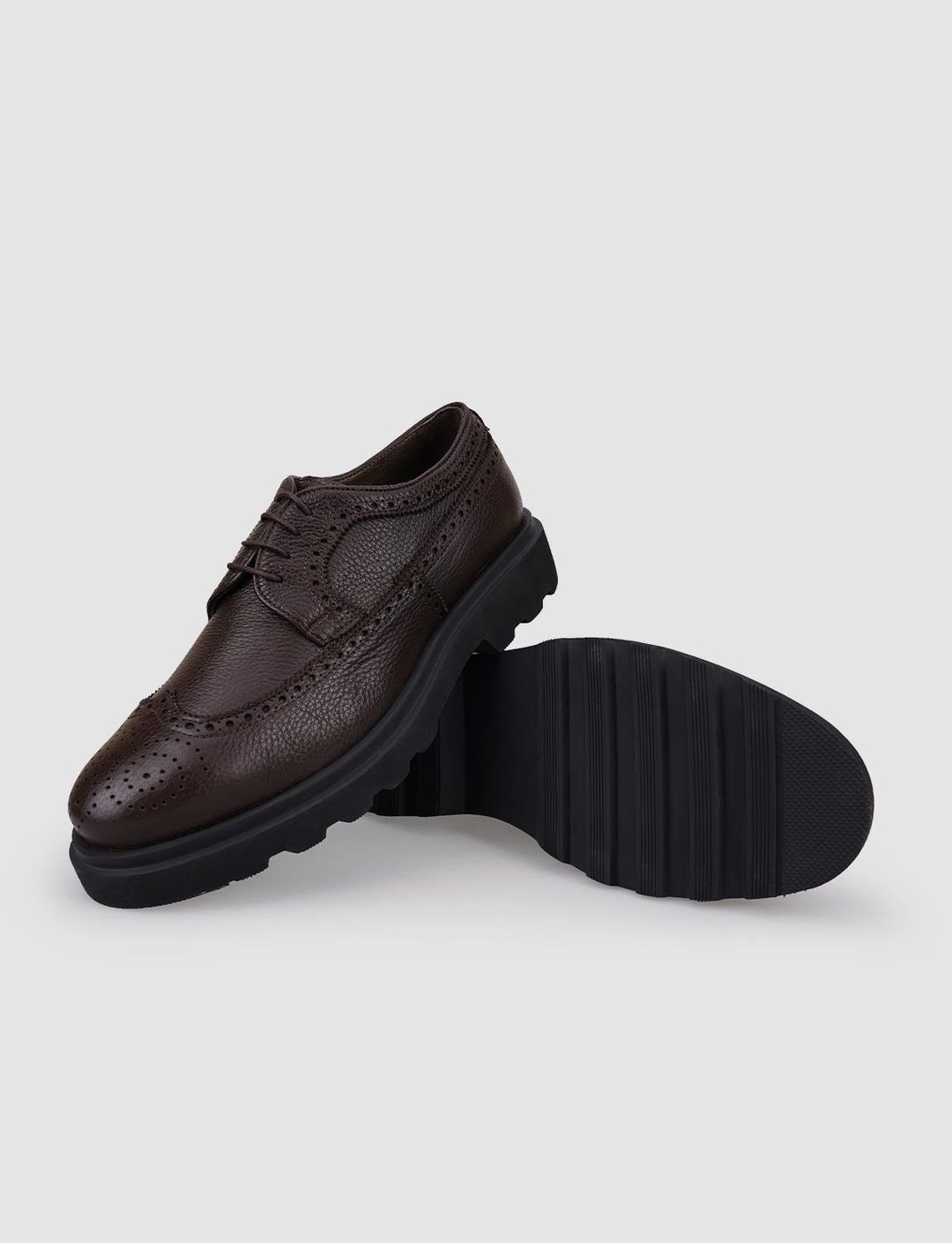 %100 Hakiki Deri Kahverengi Erkek Ayakkabı