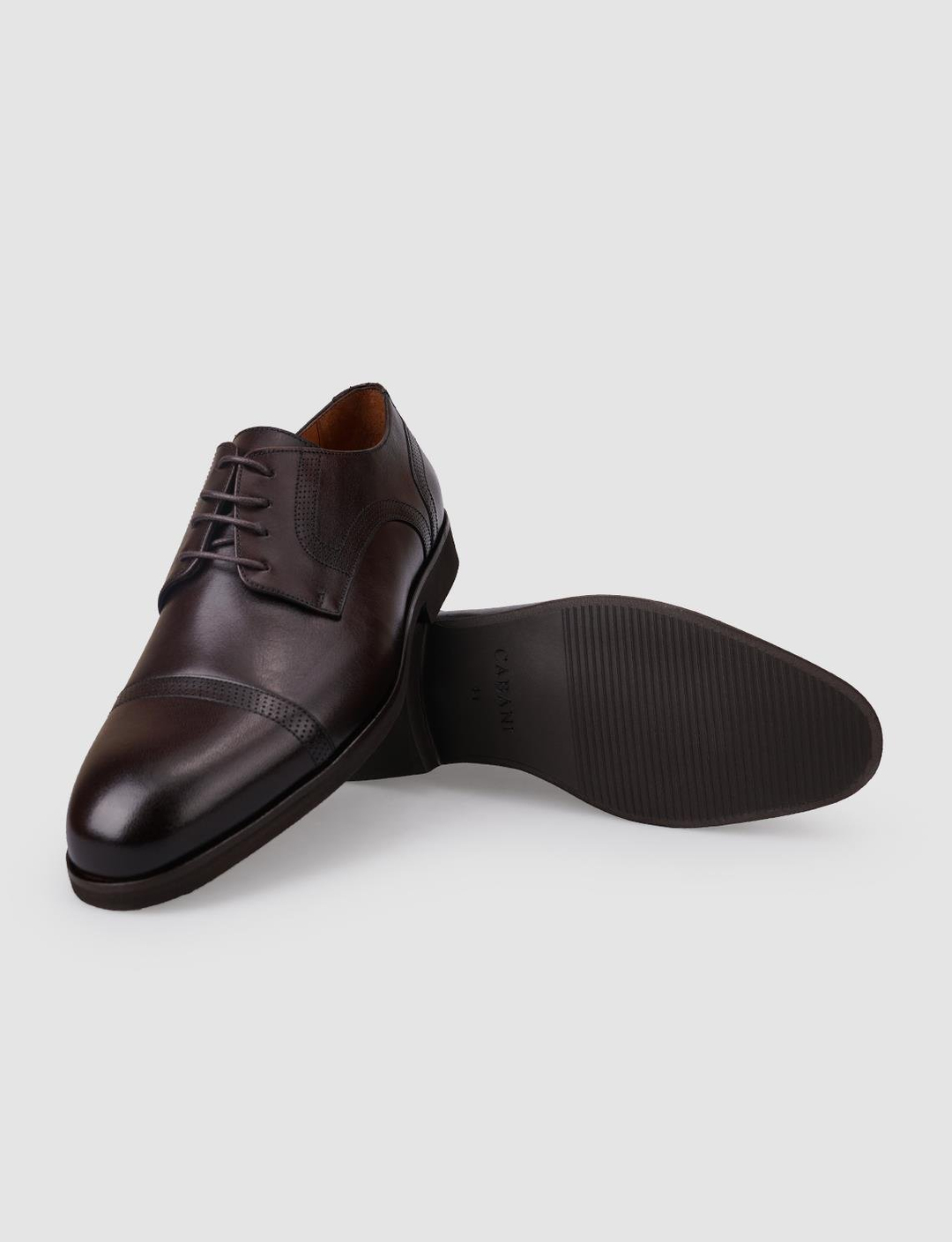 %100 Hakiki Deri Kahverengi Erkek Ayakkabı