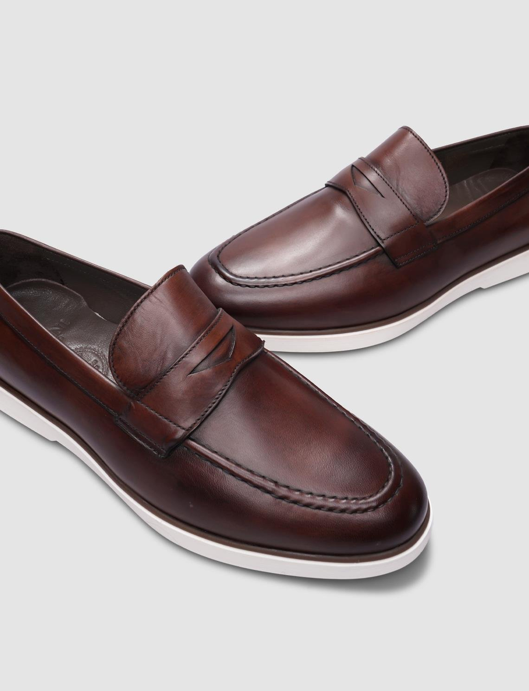 %100 Hakiki Deri Kahverengi Erkek Ayakkabı