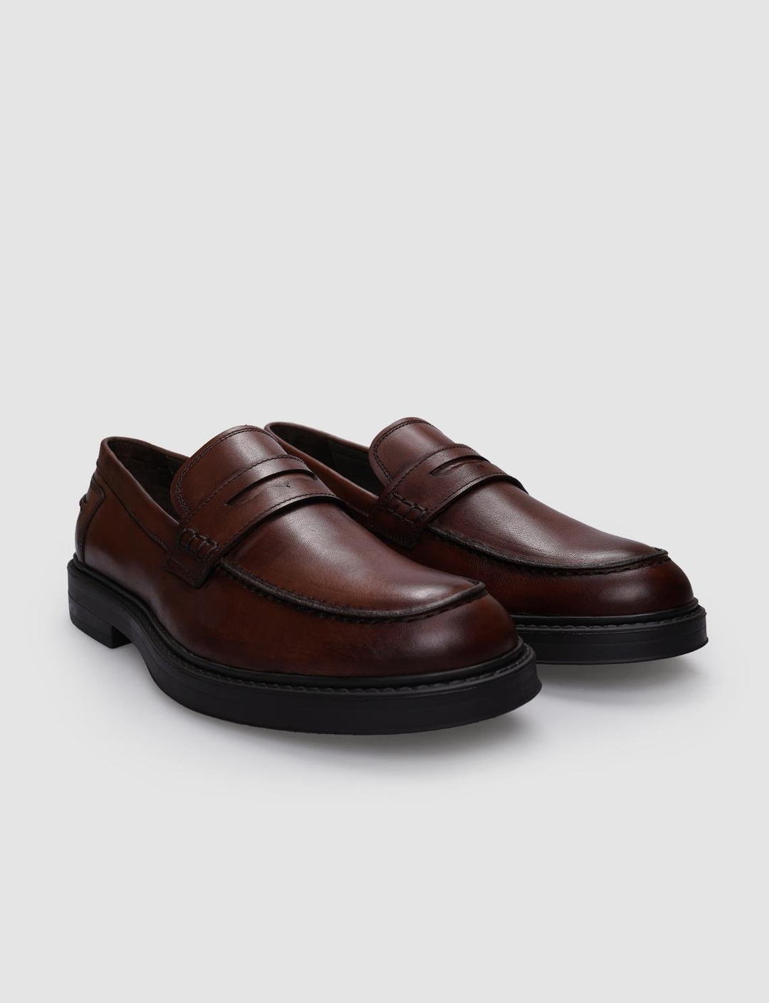 %100 Hakiki Deri Kahverengi Erkek Ayakkabı