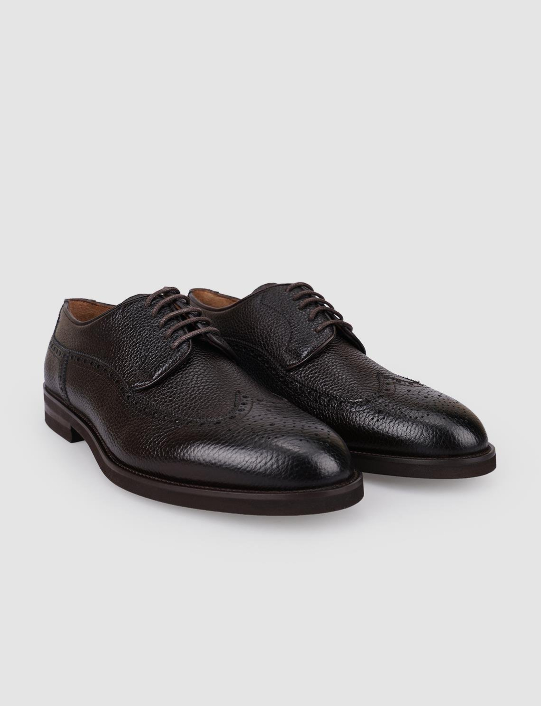 %100 Hakiki Deri Kahverengi Erkek Ayakkabı