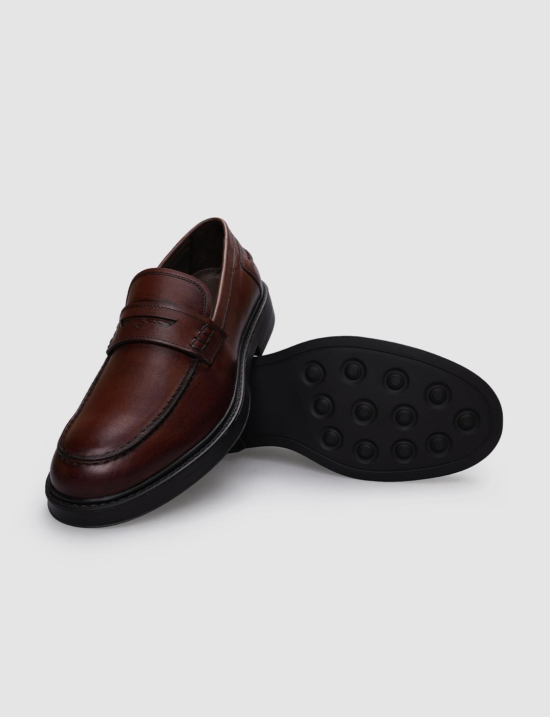 %100 Hakiki Deri Kahverengi Erkek Ayakkabı