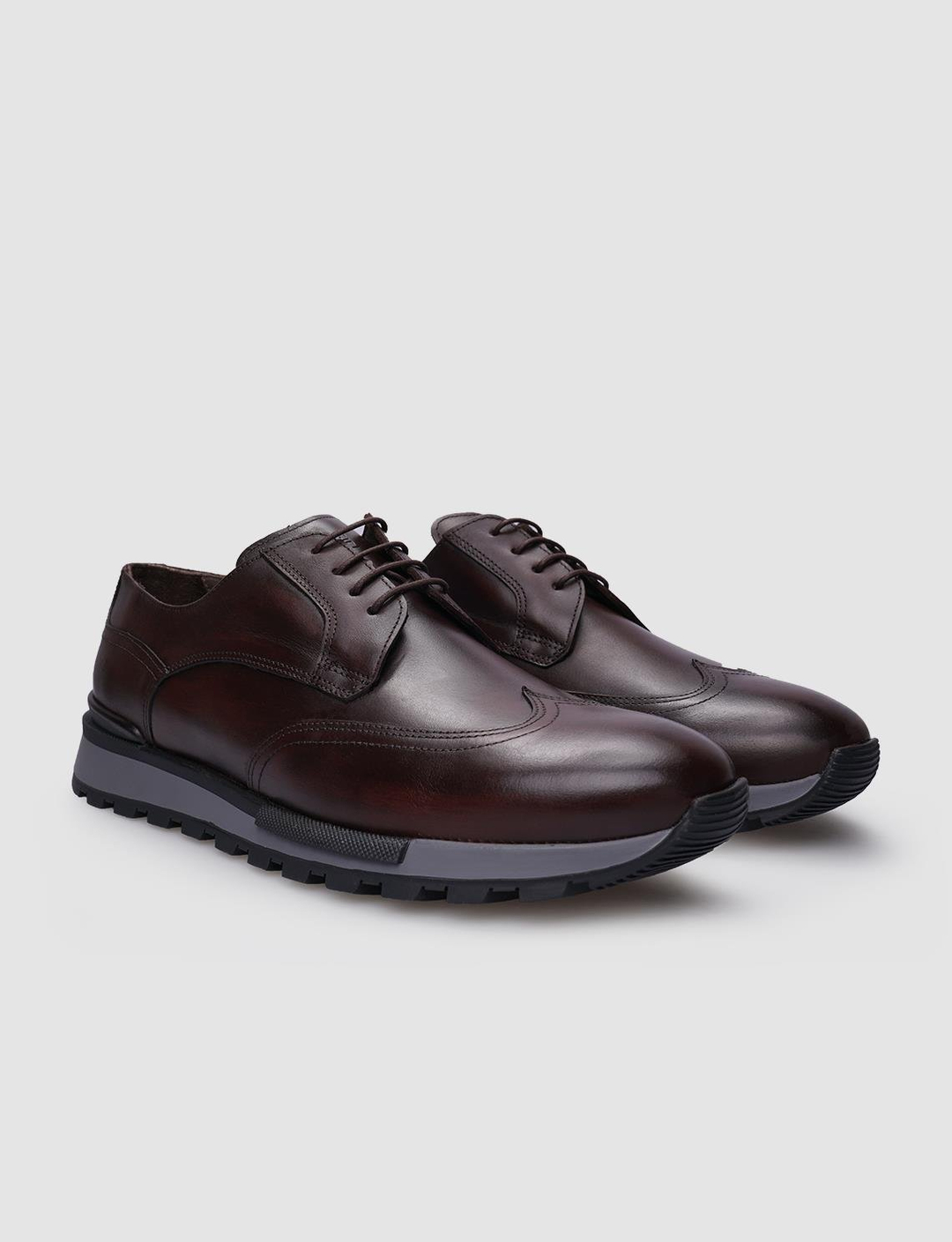 %100 Hakiki Deri Kahverengi Erkek Ayakkabı