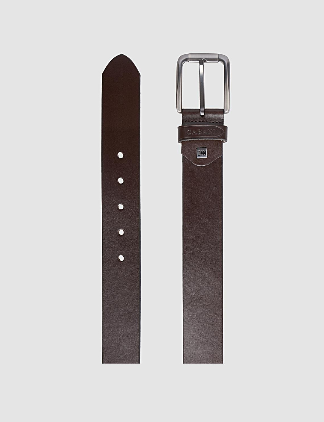 %100 Hakiki Deri Kahverengi Erkek Kemer