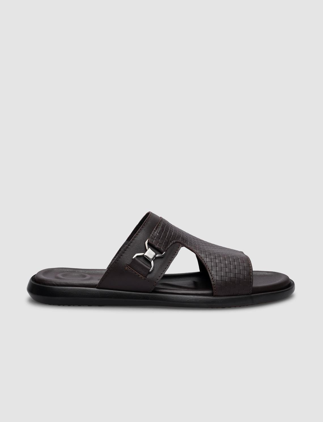 %100 Hakiki Deri Kahverengi Erkek Terlik