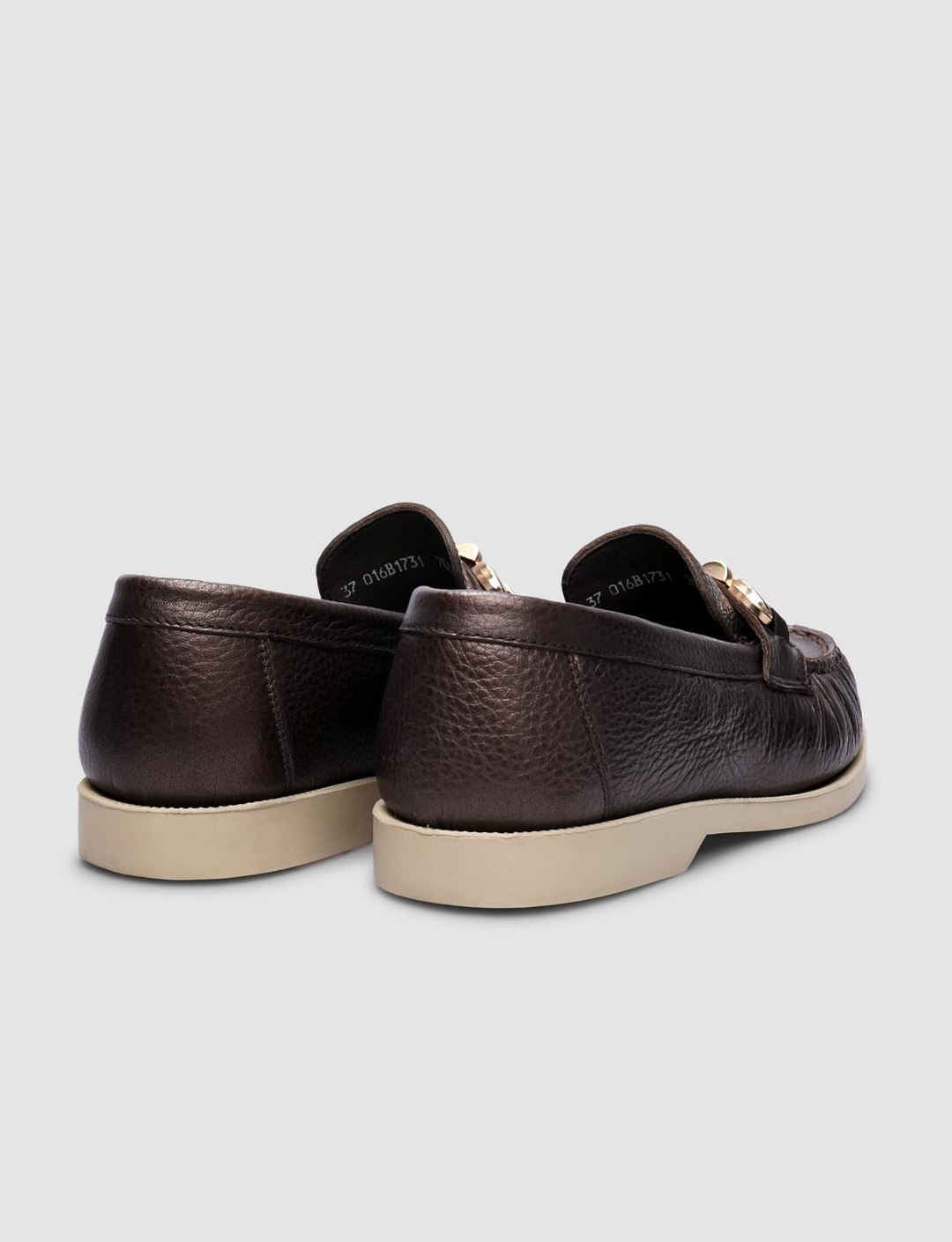 %100 Hakiki Deri Kahverengi Kadın Ayakkabı