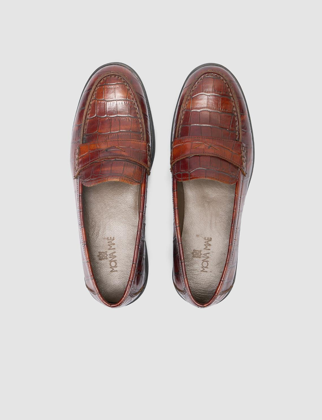 %100 Hakiki Deri Kahverengi Kadın Ayakkabı