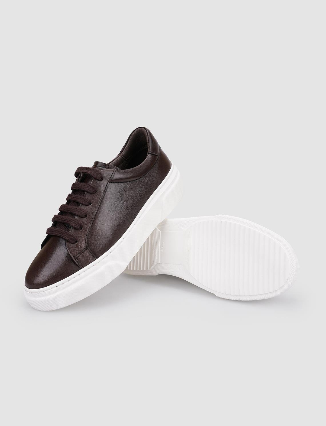 %100 Hakiki Deri Kahverengi Kadın Ayakkabı