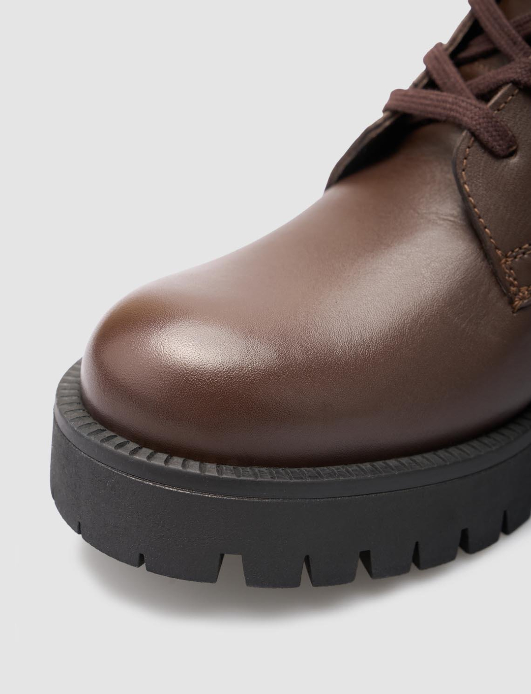 %100 Hakiki Deri Kahverengi Kadın Bot