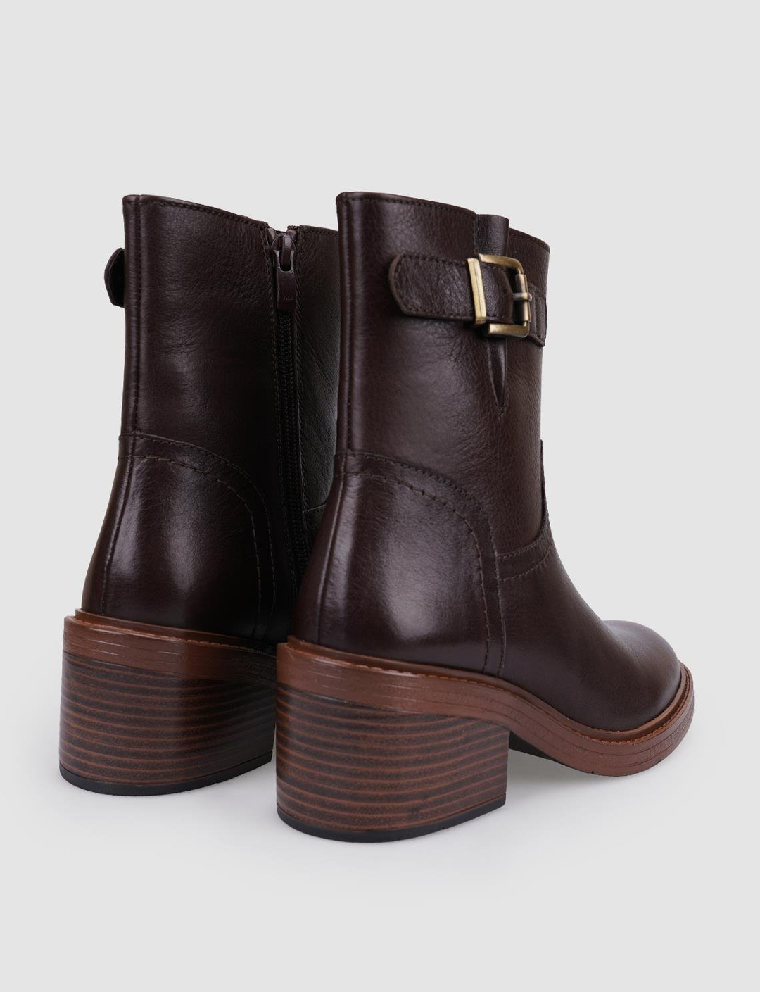 %100 Hakiki Deri Kahverengi Kadın Bot