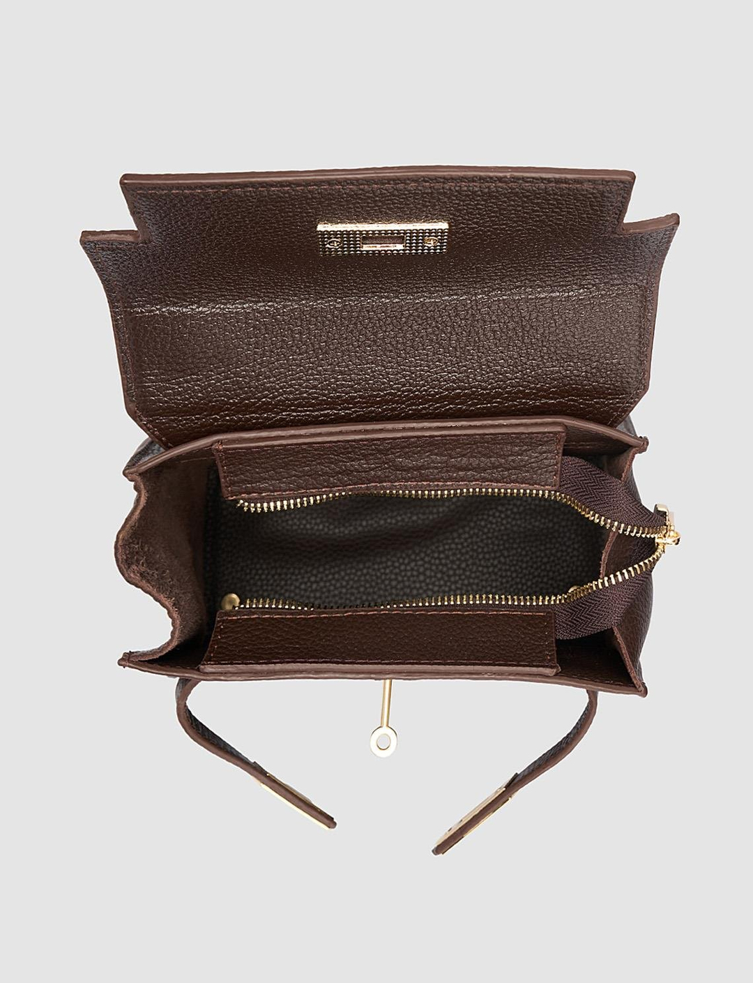 %100 Hakiki Deri Kahverengi Kadın Çanta